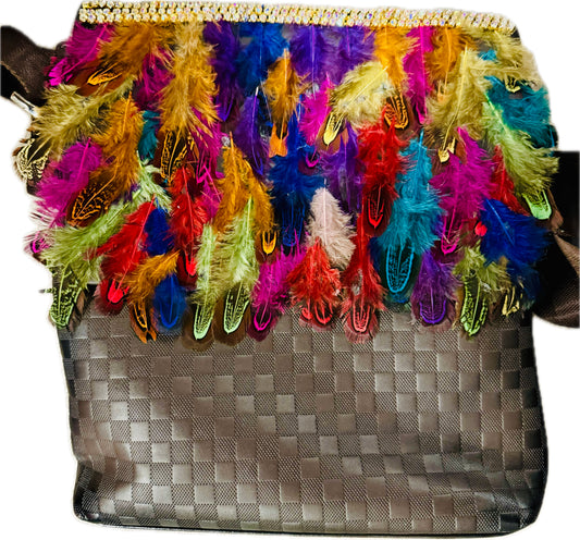 Feather Crossbody